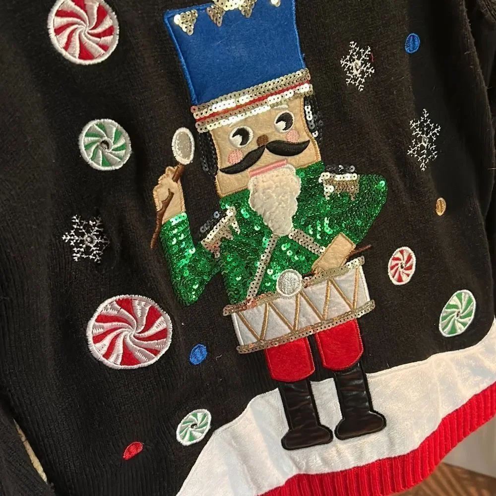 Nutcracker Christmas Sweater Large - Picture 3 of 9